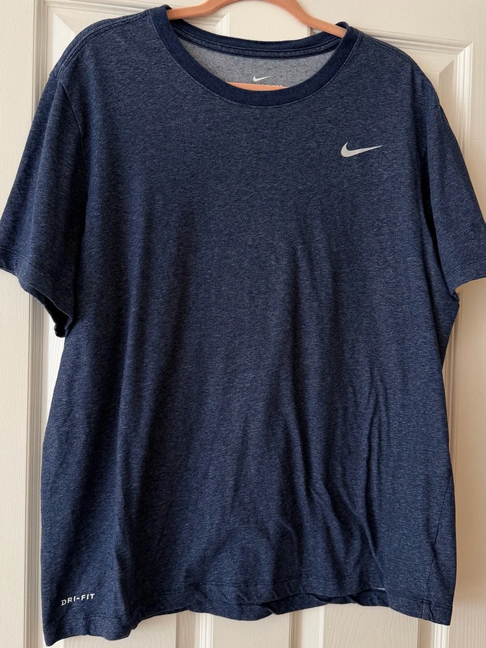 Nike Dri-FIT Men’s XL Heather Blue Athletic Training T-Shirt
